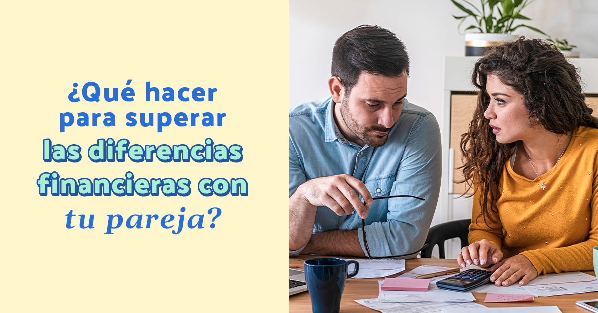 pareja con diferencias financieras